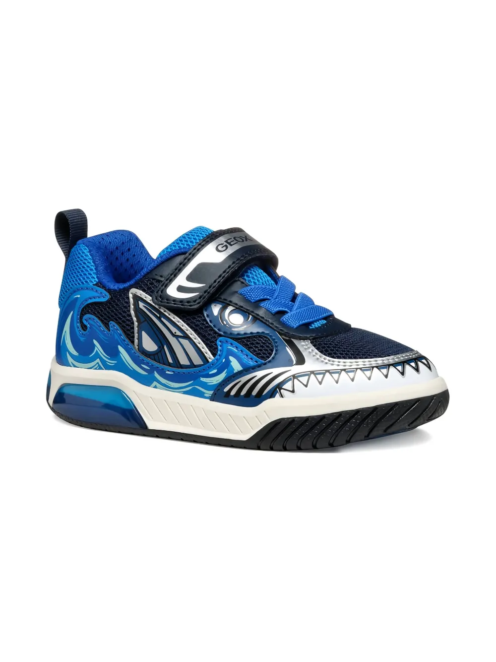 Geox Kids shark-themed sneakers Blue