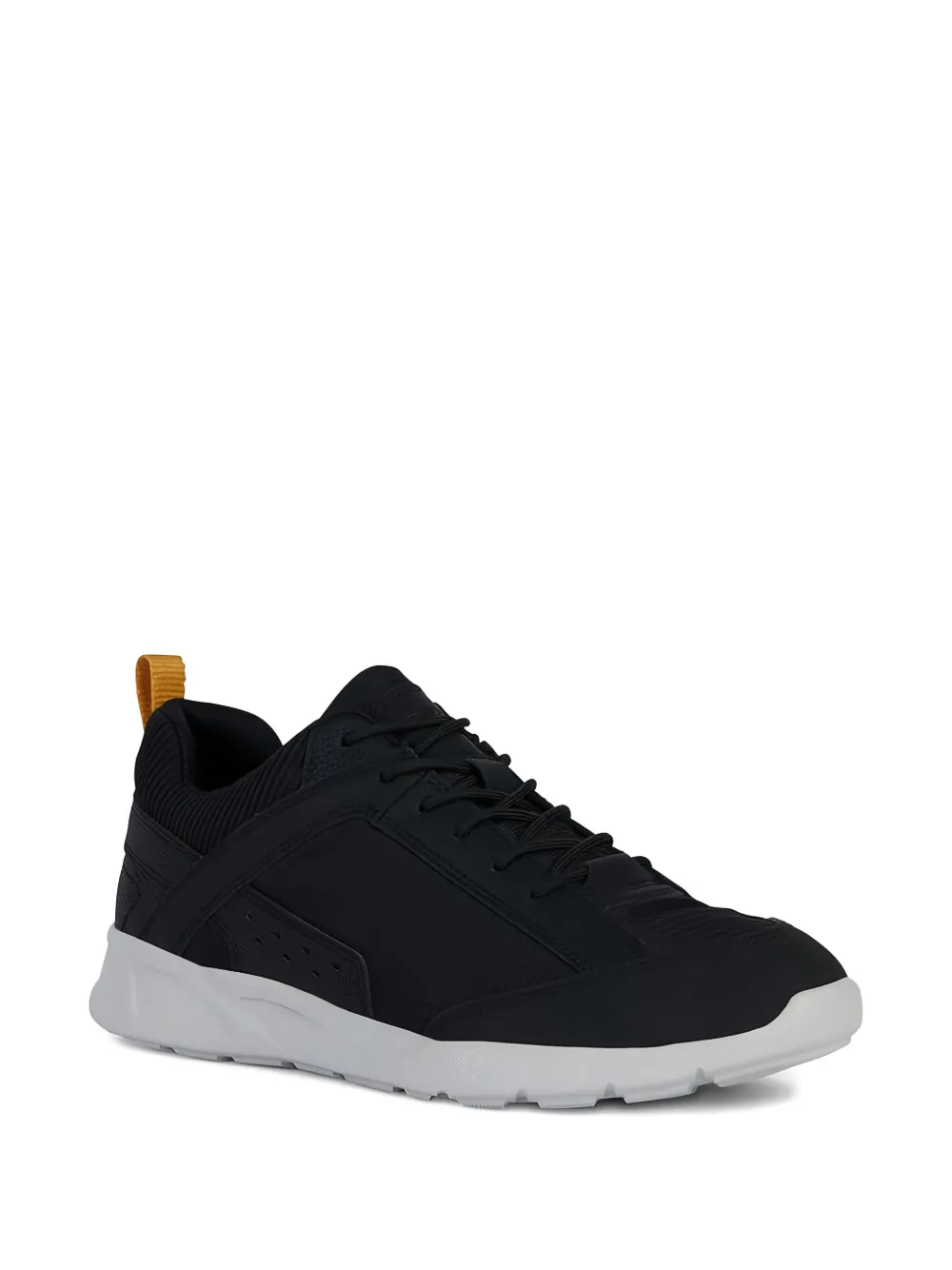 Geox Sanzio textured panel trainers Black