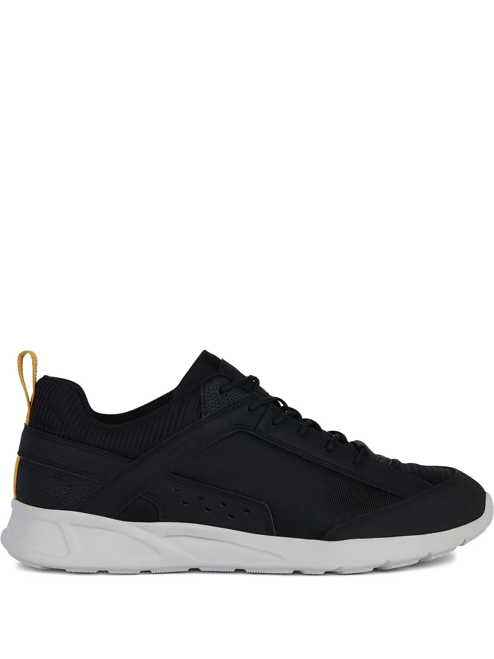 Geox Sanzio textured panel trainers Black