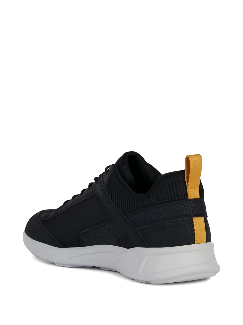Geox Sanzio textured panel trainers Black