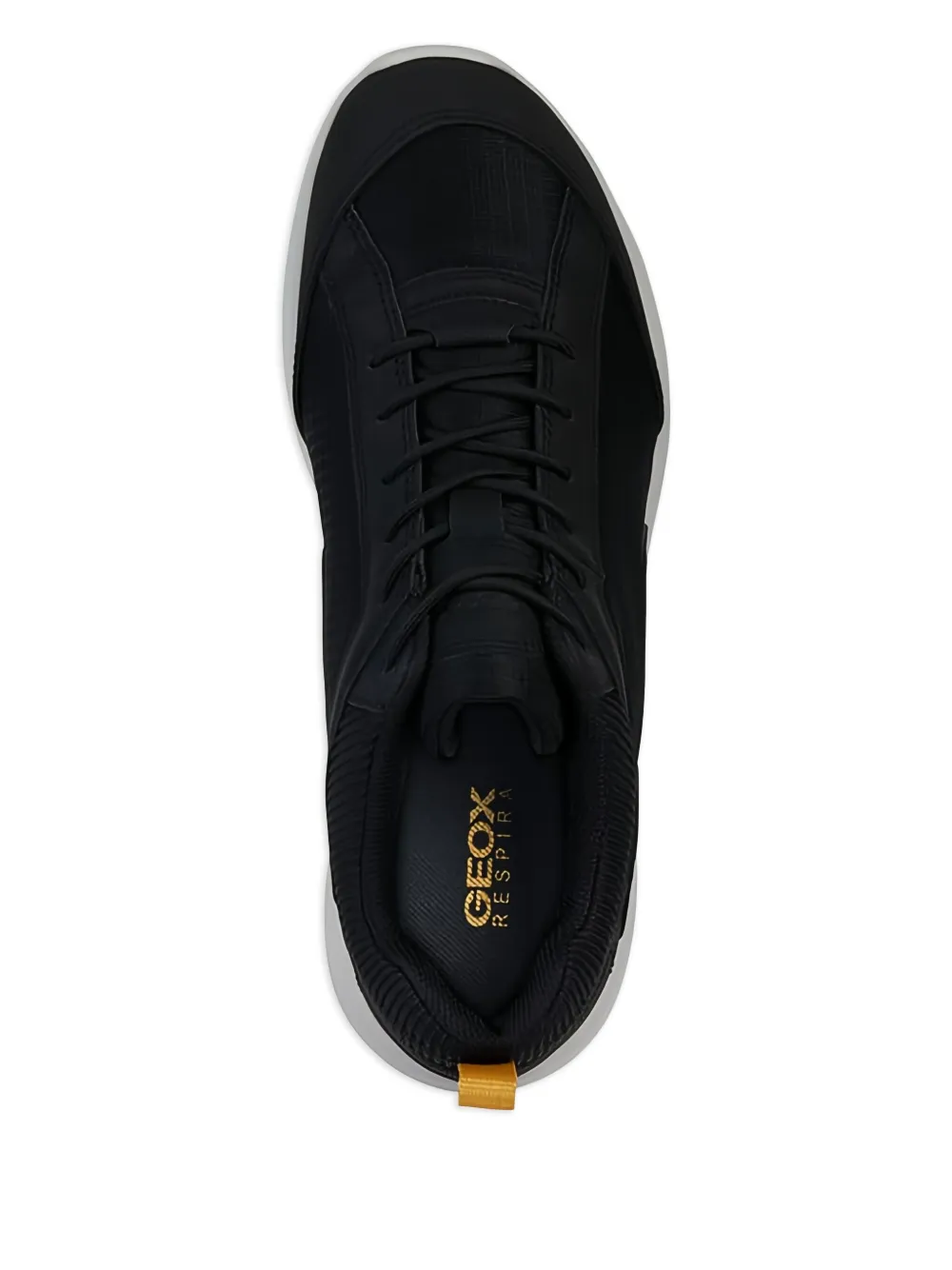 Geox Sanzio textured panel trainers Black