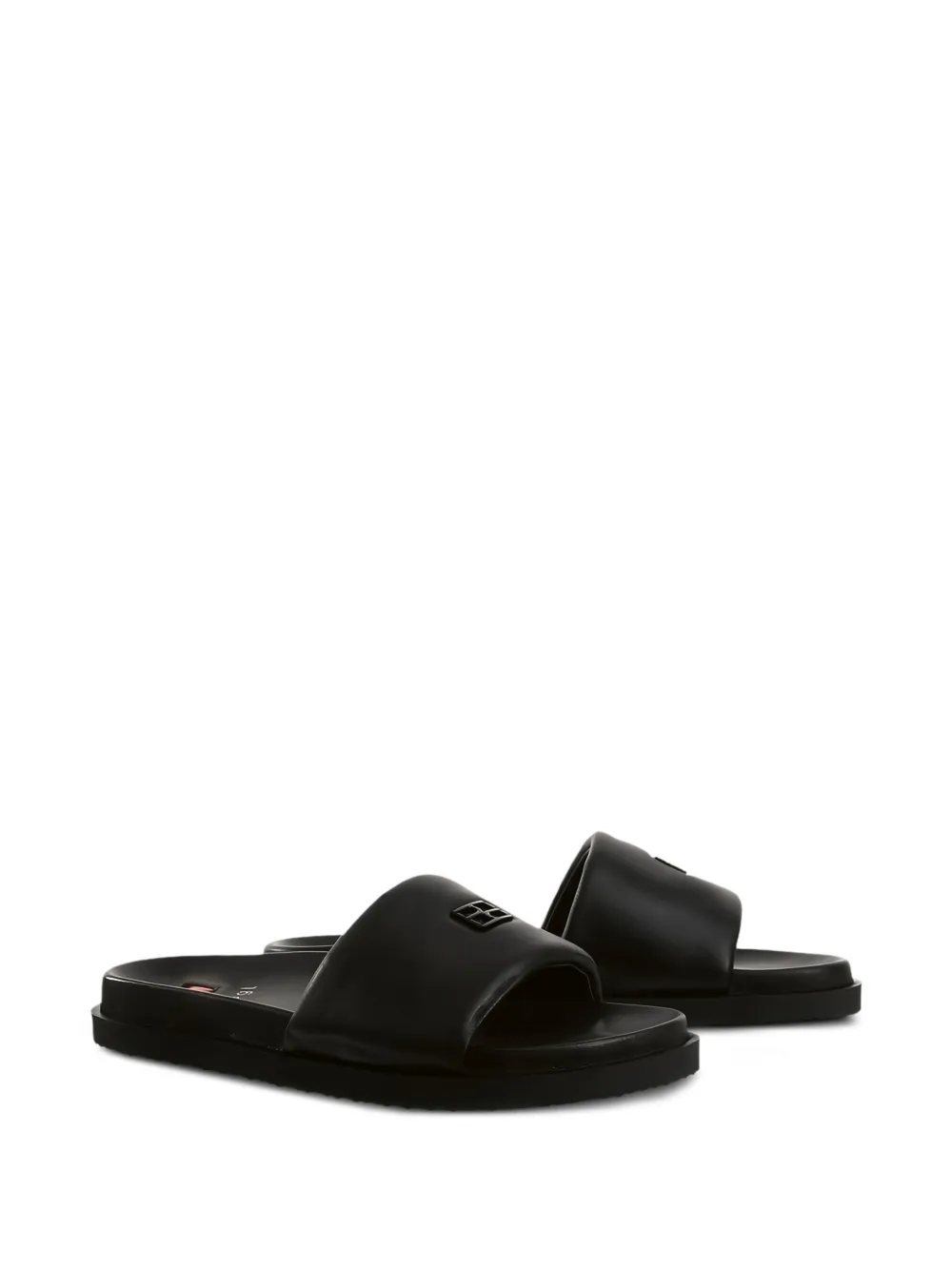 Hogl Brenda leather sandals Black