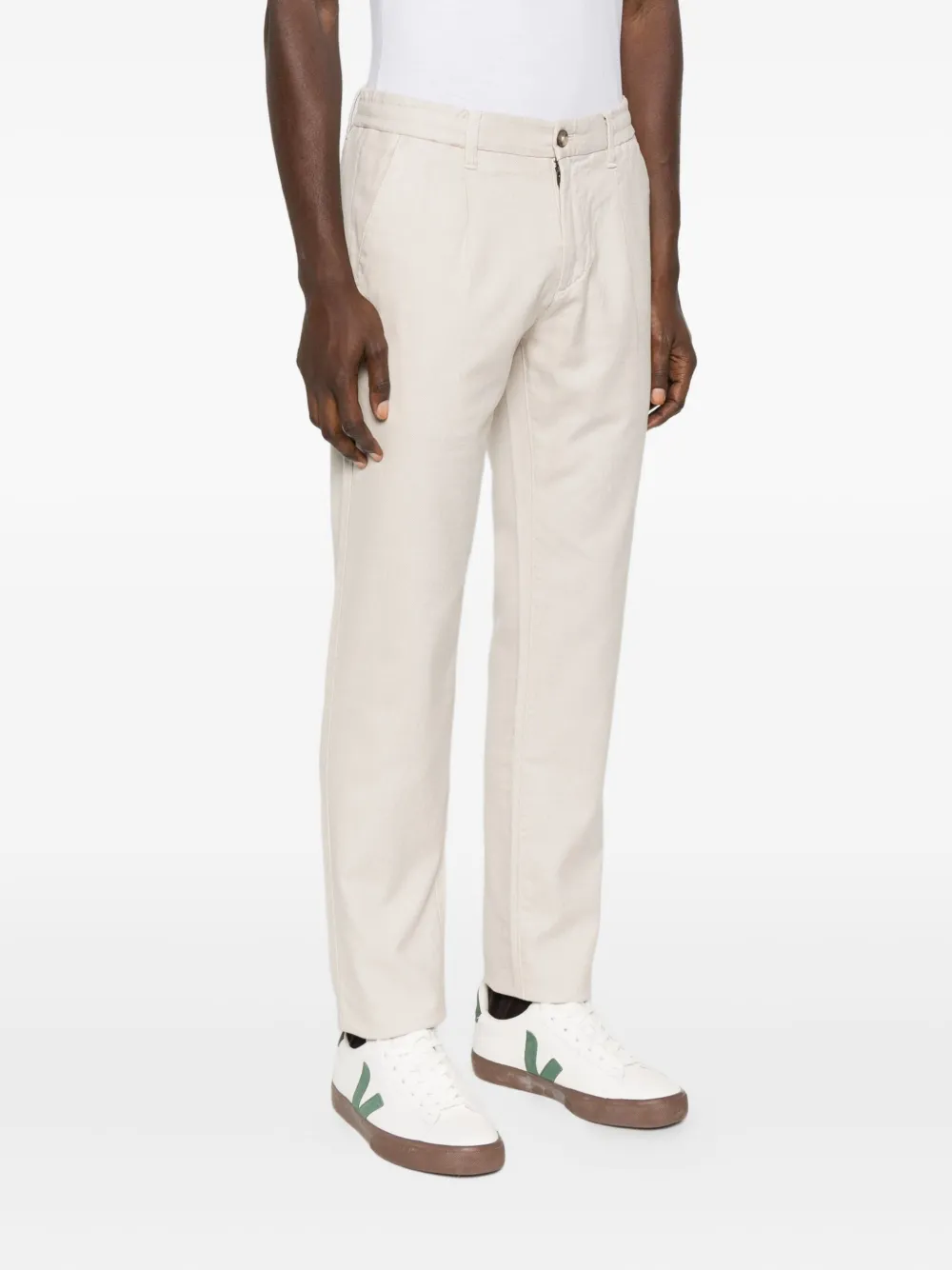 Marc O'polo Pleat-detail Trousers In Neutral