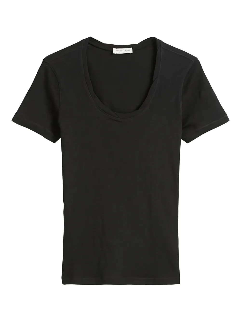 Marc O'Polo scoop-neck T-shirt | Black | Image 1