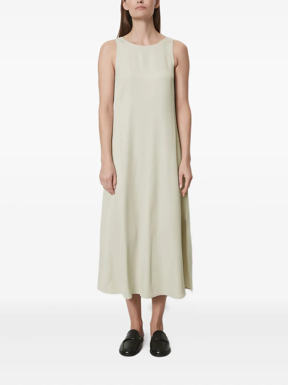 Marc O'Polo sleeveless A-line midi dress | Neutrals | Image 1