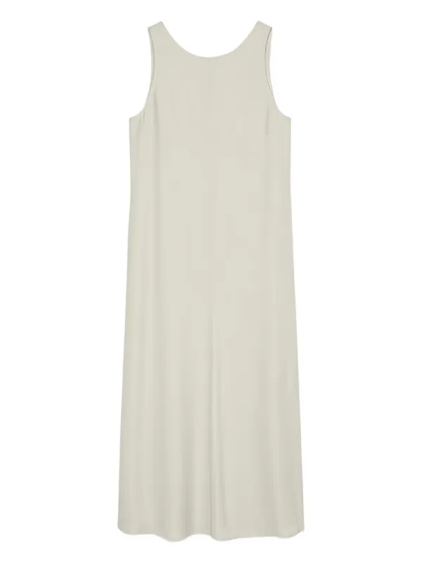 malocas beige sleeveless midi dress Malocas Beige Sleeveless Midi Dress FARM Rio