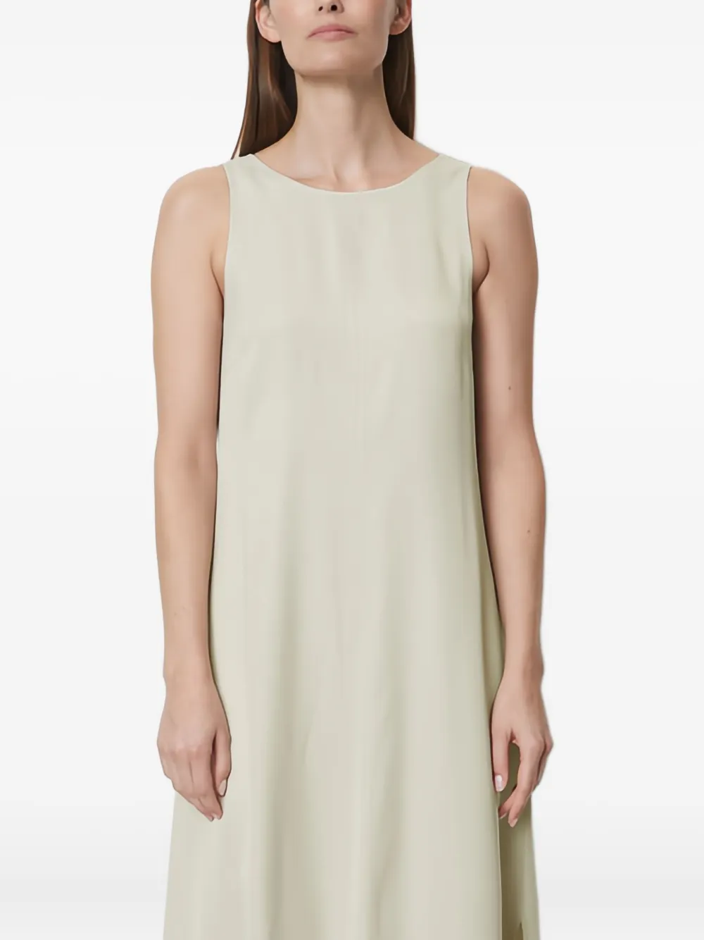 Marc O'Polo Mouwloze midi-jurk Beige