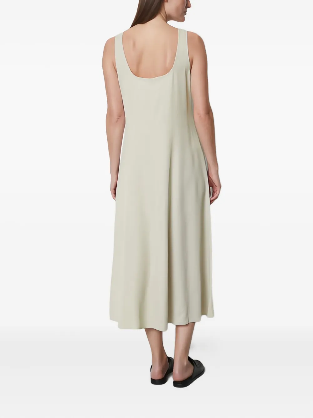Marc O'Polo Mouwloze midi-jurk Beige