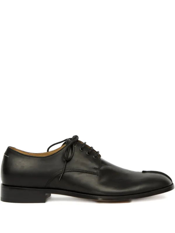 MM6 Maison Margiela lace-up Derby Shoes | Black | FARFETCH