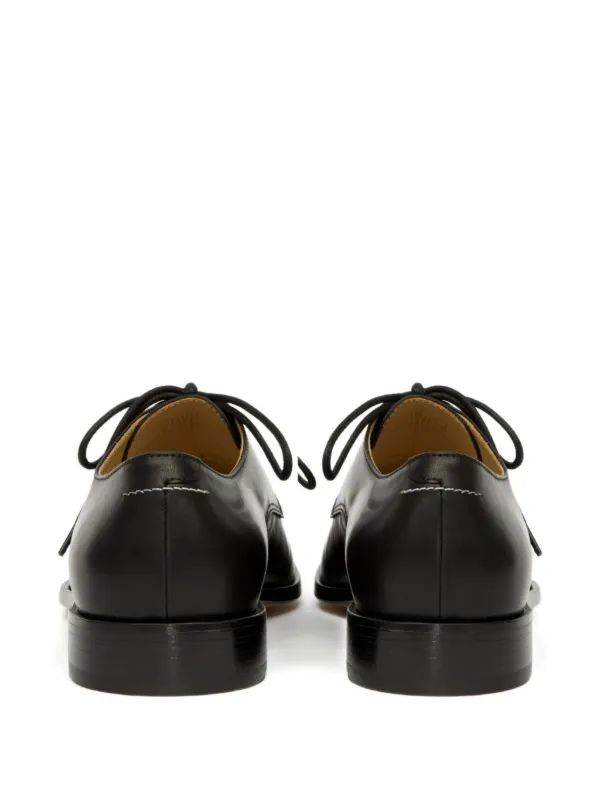 MM6 Maison Margiela lace-up Derby Shoes | Black | FARFETCH