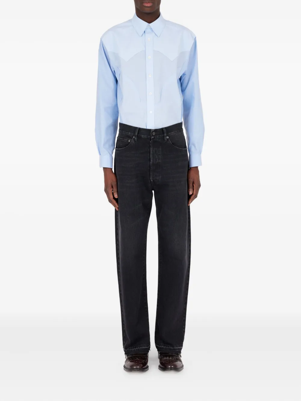 Maison Margiela Katoenen jeans - Zwart