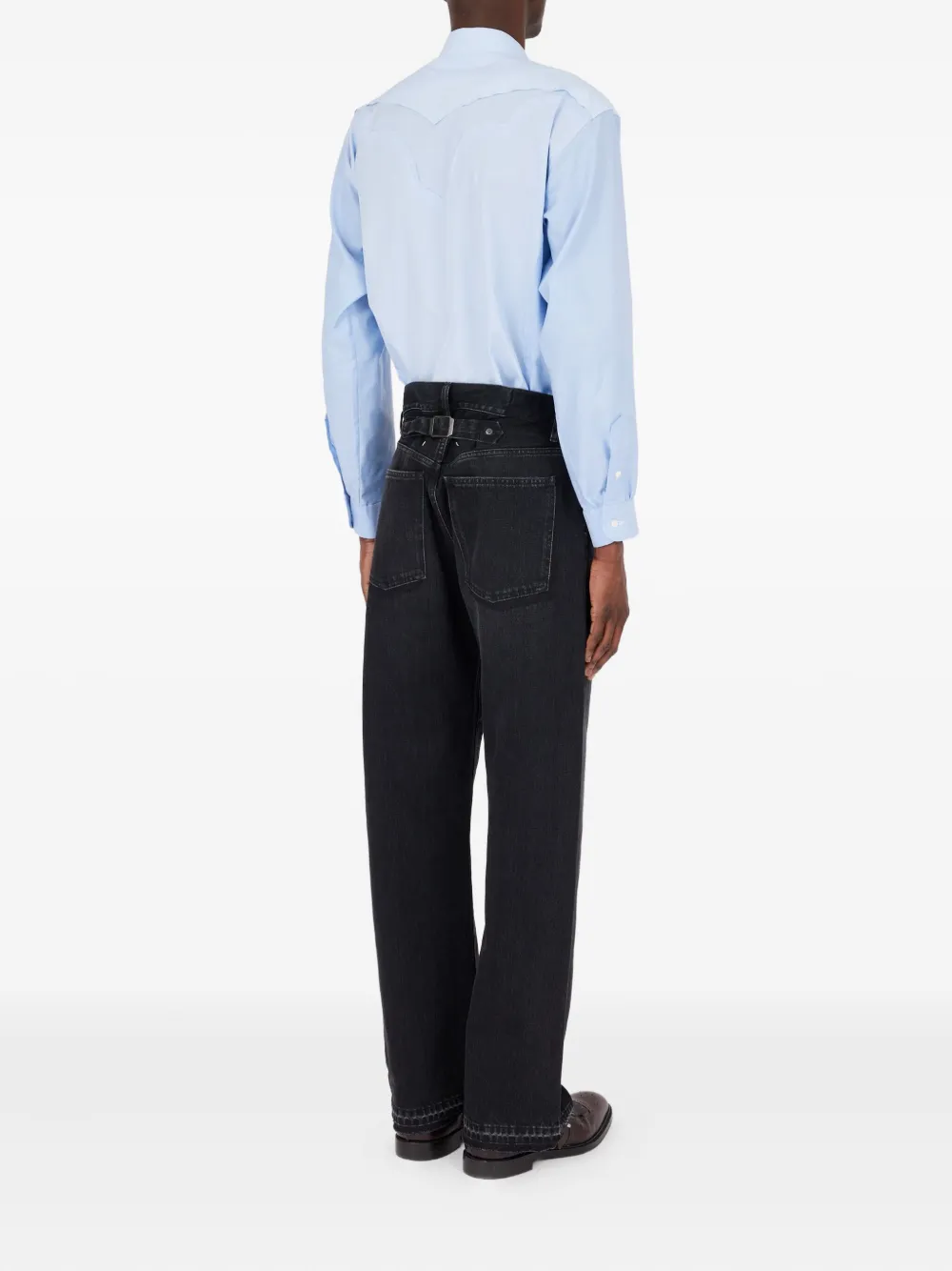 Maison Margiela Katoenen jeans Zwart