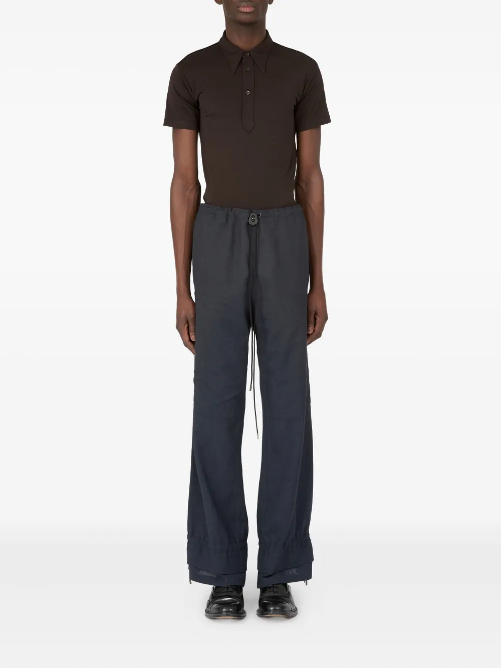 Maison Margiela drawstring-ankle trousers | Regular-Fit & Straight Leg Pants | Image 2