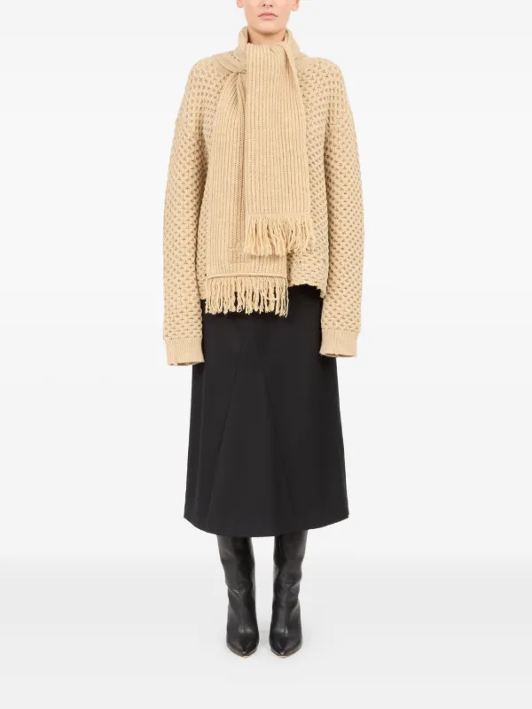 MM6 Maison Margiela チャンキーニット セーター | ニュートラル