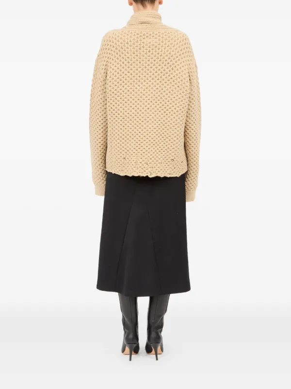 Maison Margiela マルジェラ チャンキー ニット カーディガン MM6 Maison Margiela チャンキーニット セーター | ニュートラル