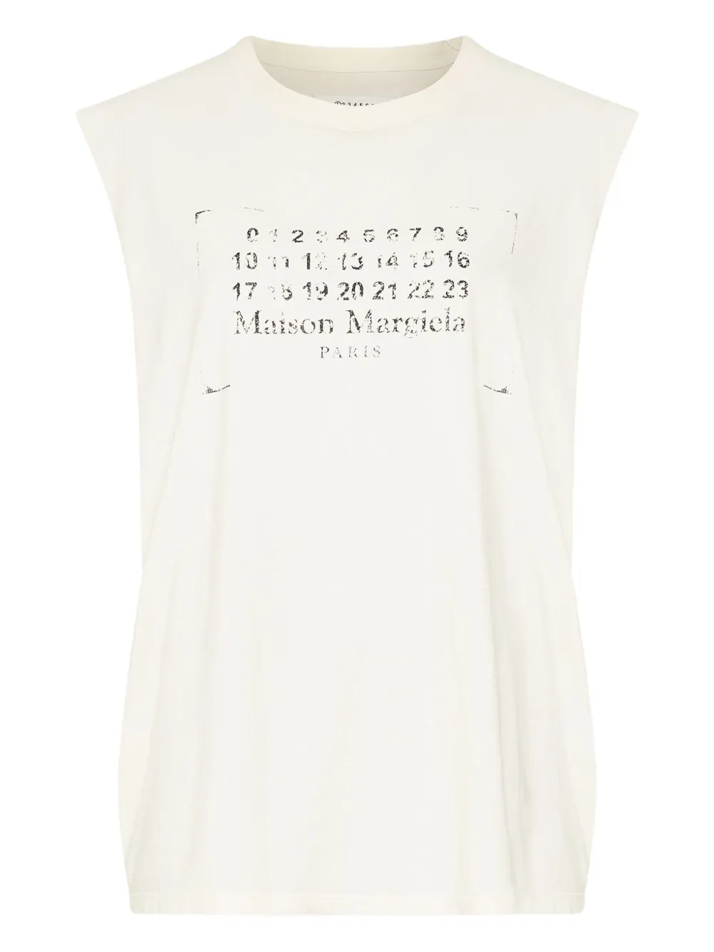 Maison Margiela タンクトップ - ホワイト Maison Margiela タンクトップ - ホワイト
