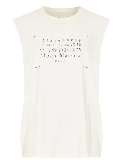 Maison Margiela cotton tank top
