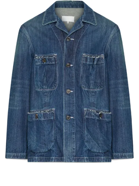 Maison Margiela chamarra de mezclilla con bolsillos