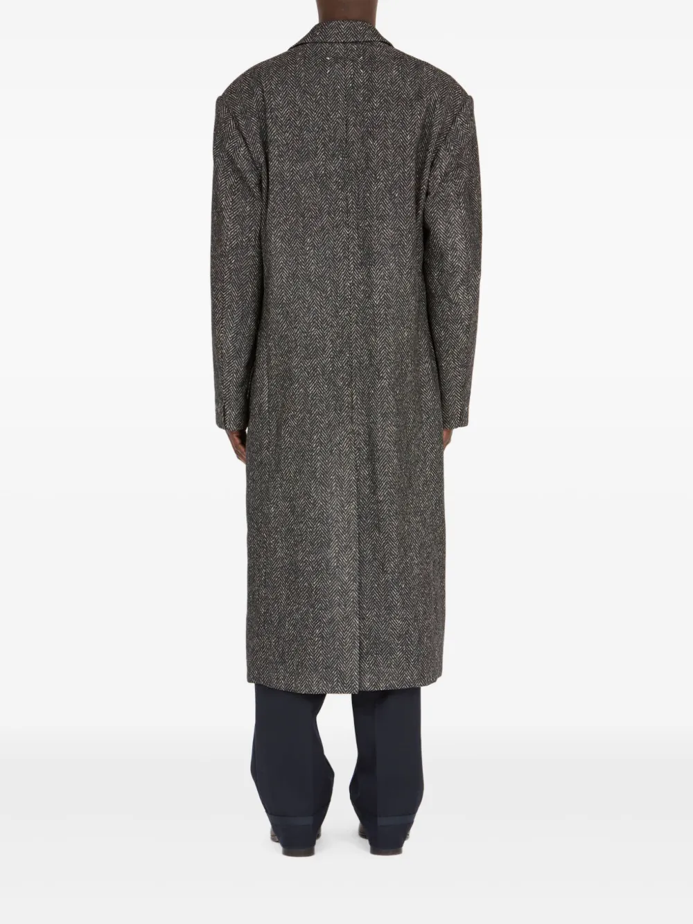 Maison Margiela Jas met visgraatpatroon Grijs