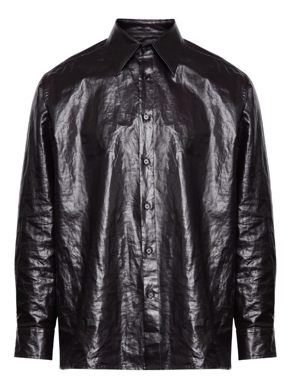 MM6 Maison Margiela テクスチャード シャツ - 144 - BROWN MM6 Maison Margiela テクスチャード シャツ - 144 - BROWN