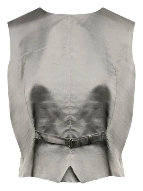 MM6 Maison Margiela satin-finish waistcoat