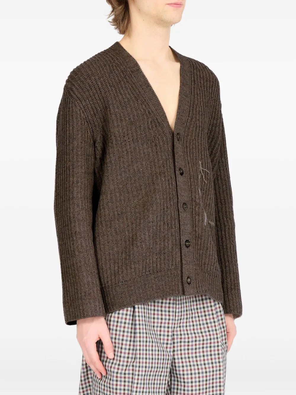 Maison Margiela Wollen vest Bruin