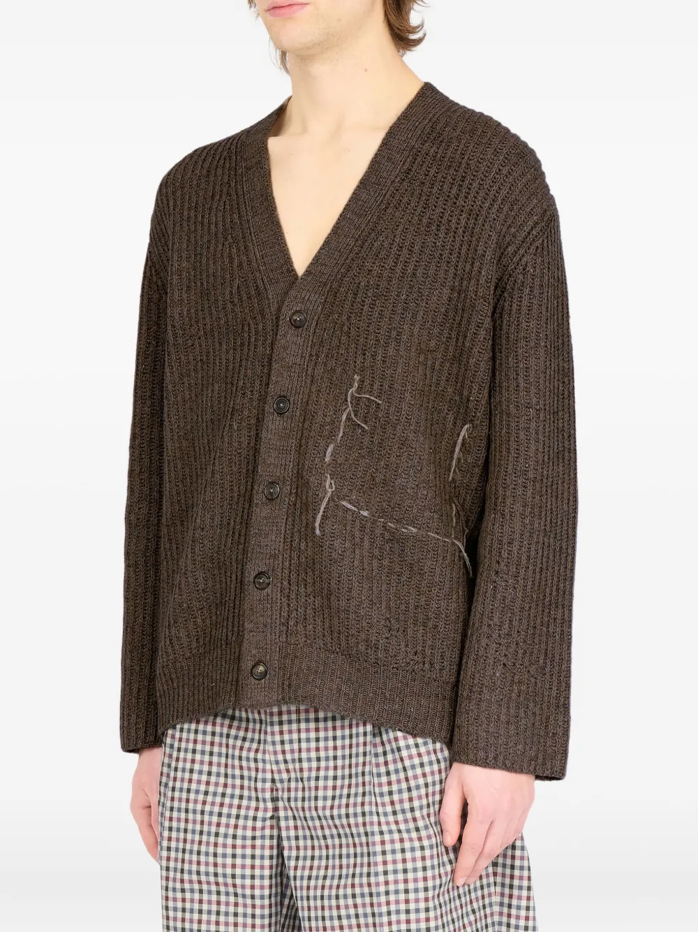 Maison Margiela Wollen vest Bruin