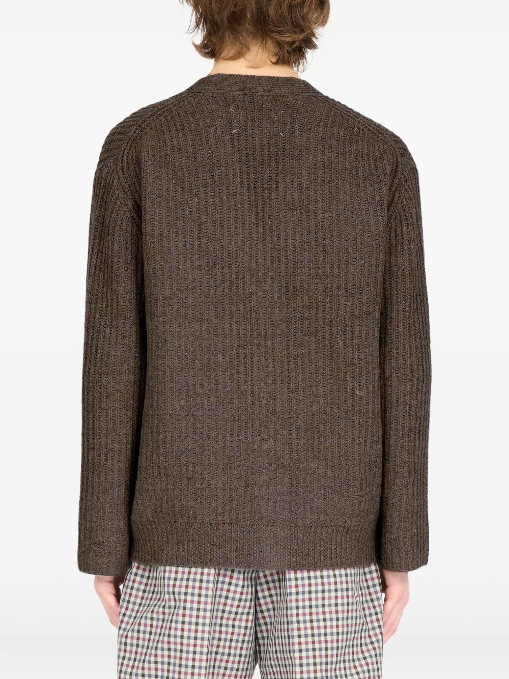 Maison Margiela Wollen vest Bruin