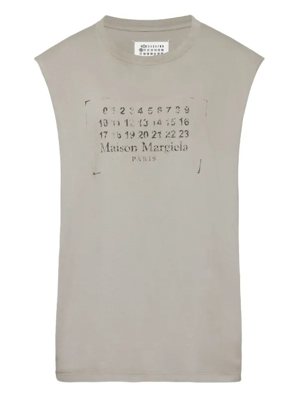 Maison Margiela ノースリーブ トップ | グレー | FARFETCH JP