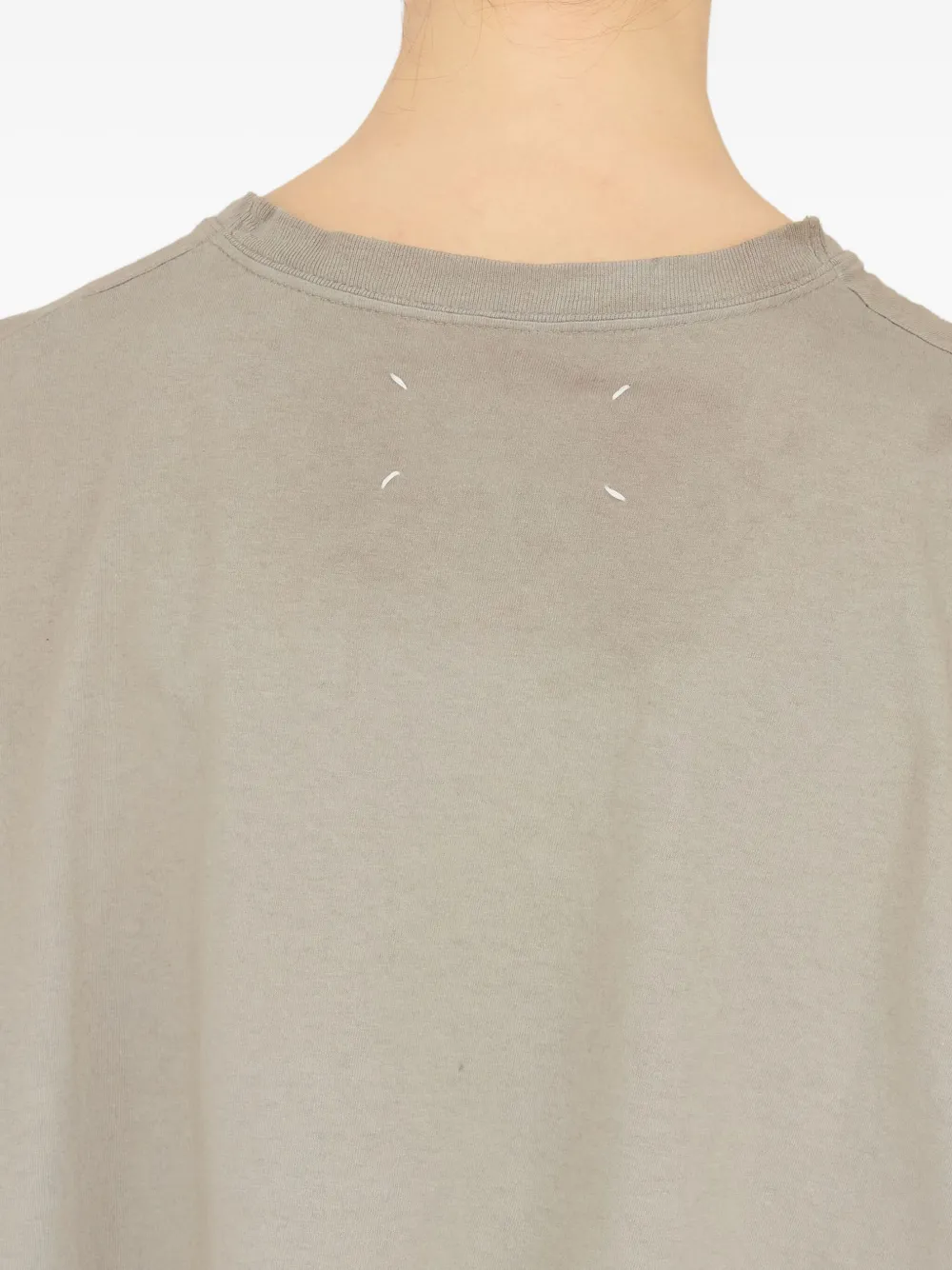 Maison Margiela Top met logoprint Grijs