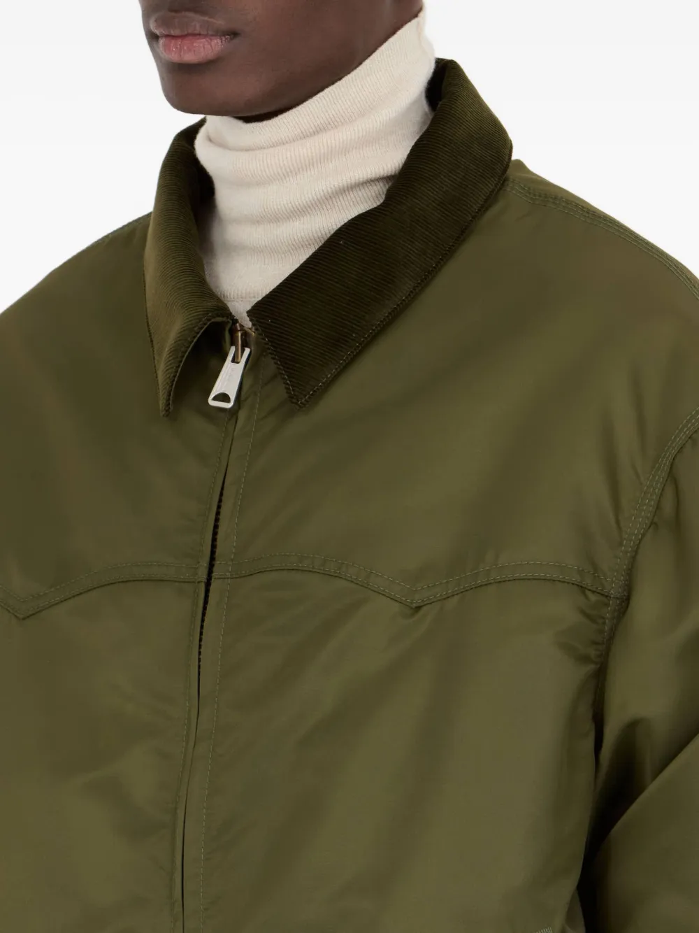Maison Margiela corduroy-collar bomber jacket | Bomber Jackets | Image 2