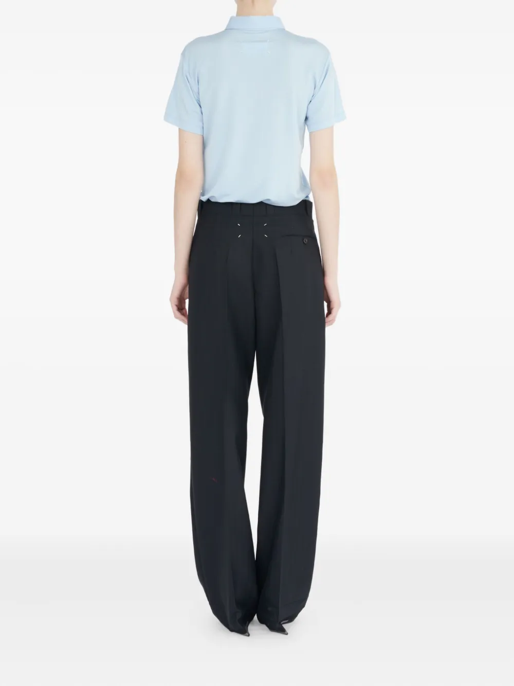 Maison Margiela High waist broeken Zwart