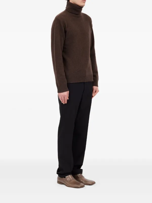 MM6 Maison Margiela タートルネック セーター | ブラウン | FARFETCH JP