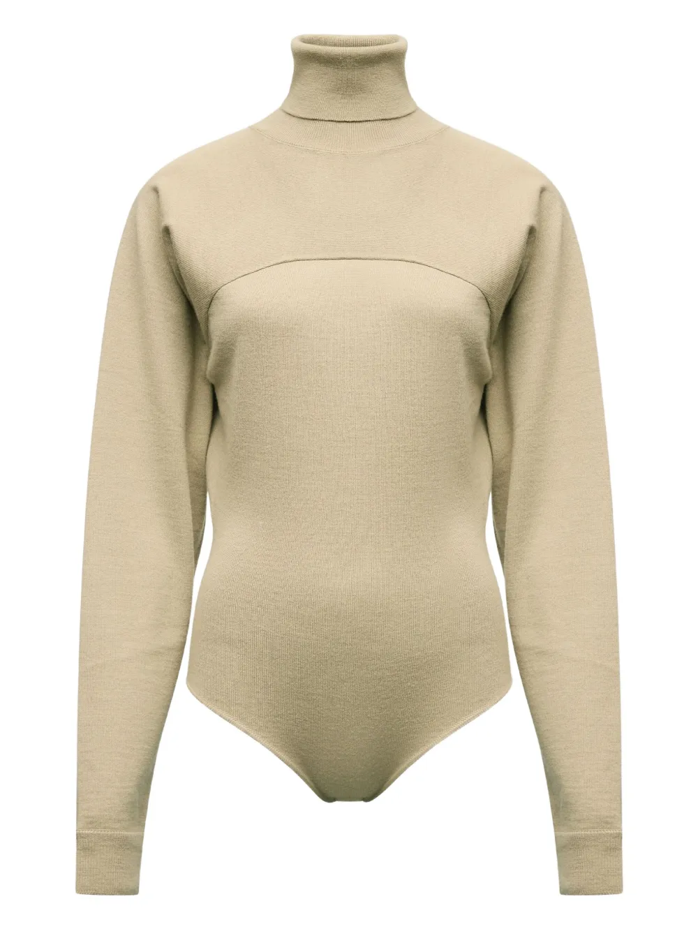 MM6 Maison Margiela タートルネック ボディスーツ - ニュートラル MM6 Maison Margiela タートルネック ボディスーツ - ニュートラル