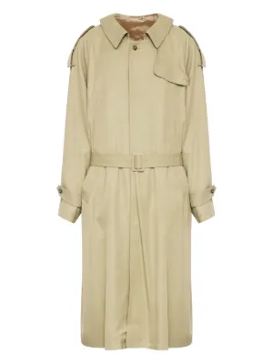 MM6 Maison Margiela シングルブレスト トレンチコート | ニュートラル
