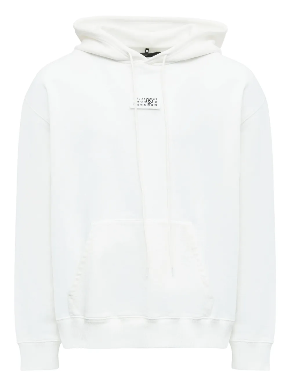 MM6 Maison Margiela hoodie con bolsillo en la parte delantera | blanco | Image 1