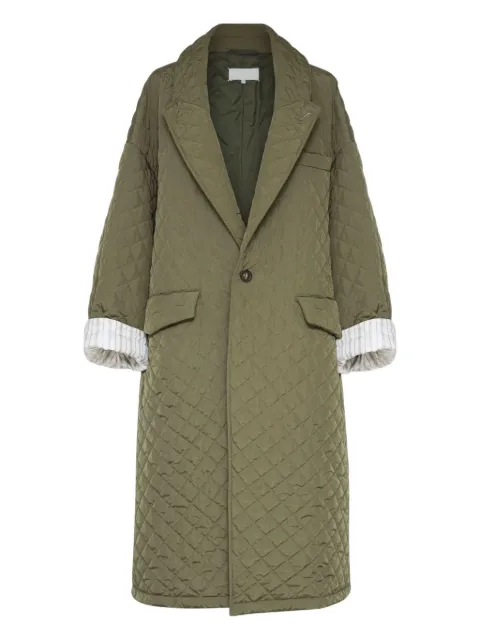 Maison Margiela quilted single-breasted coat