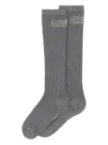 MM6 Maison Margiela ribbed number-print socks - Grey