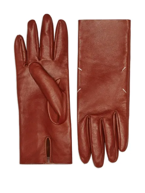 Maison Margiela leather fingerless gloves