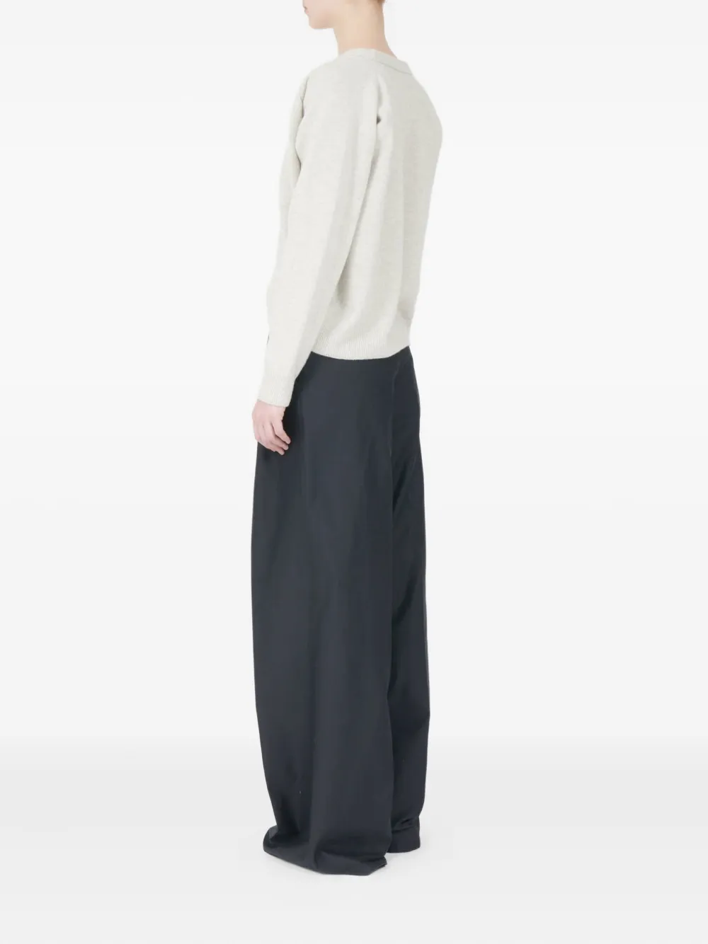 Maison Margiela V-neck Button Cardigan In White