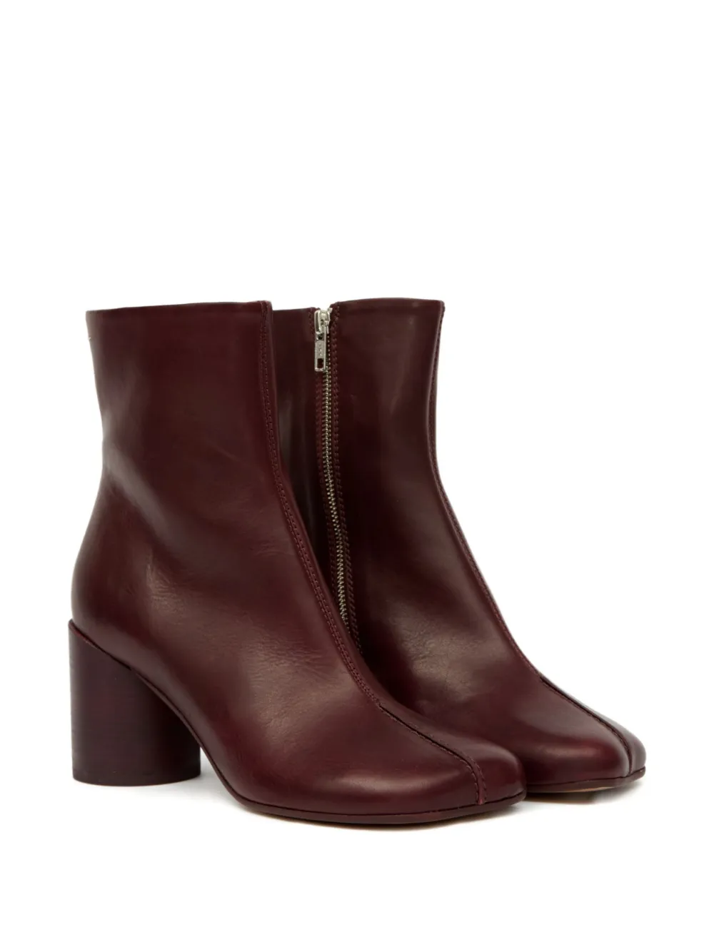 MM6 Maison Margiela 70mm Anatomic Stitch ankle boots Brown