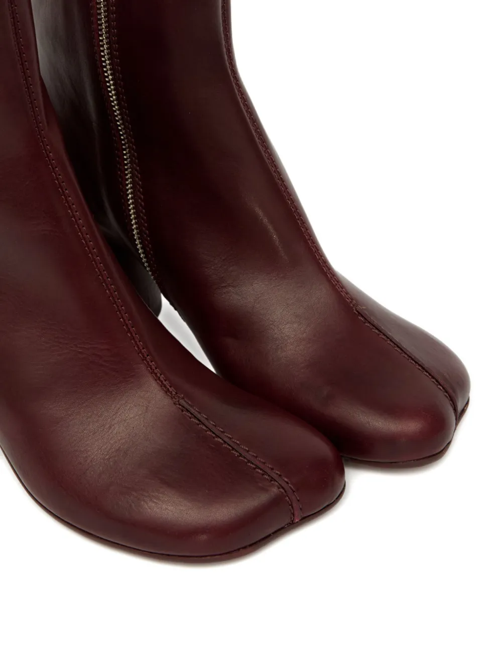 MM6 Maison Margiela 70mm Anatomic Stitch ankle boots Brown