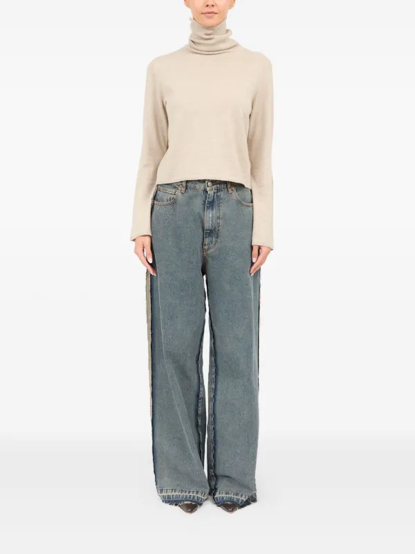 MM6 Maison Margiela モックネック ロングスリーブトップ
