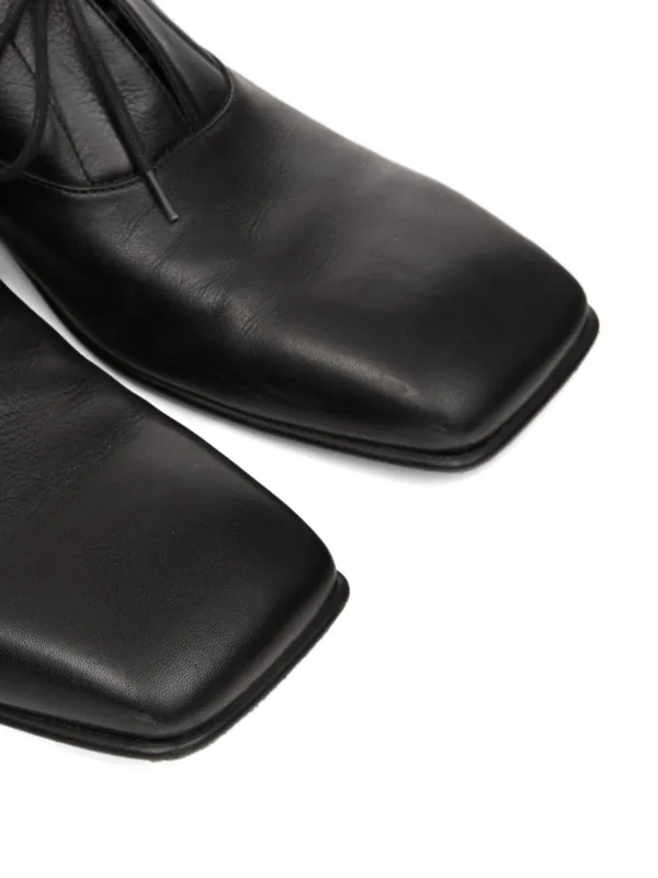 Maison Margiela レースアップ レザーシューズ | ブラック | FARFETCH JP