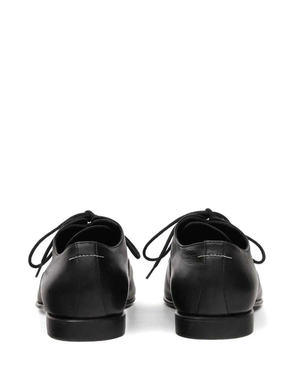 Maison Margiela leather lace-up shoes Black