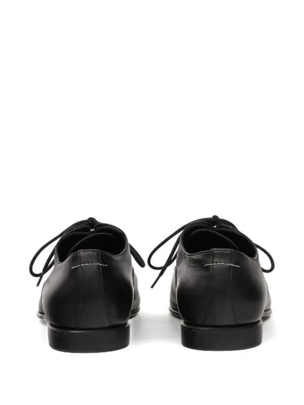 Maison Margiela レースアップ レザーシューズ | ブラック | FARFETCH JP