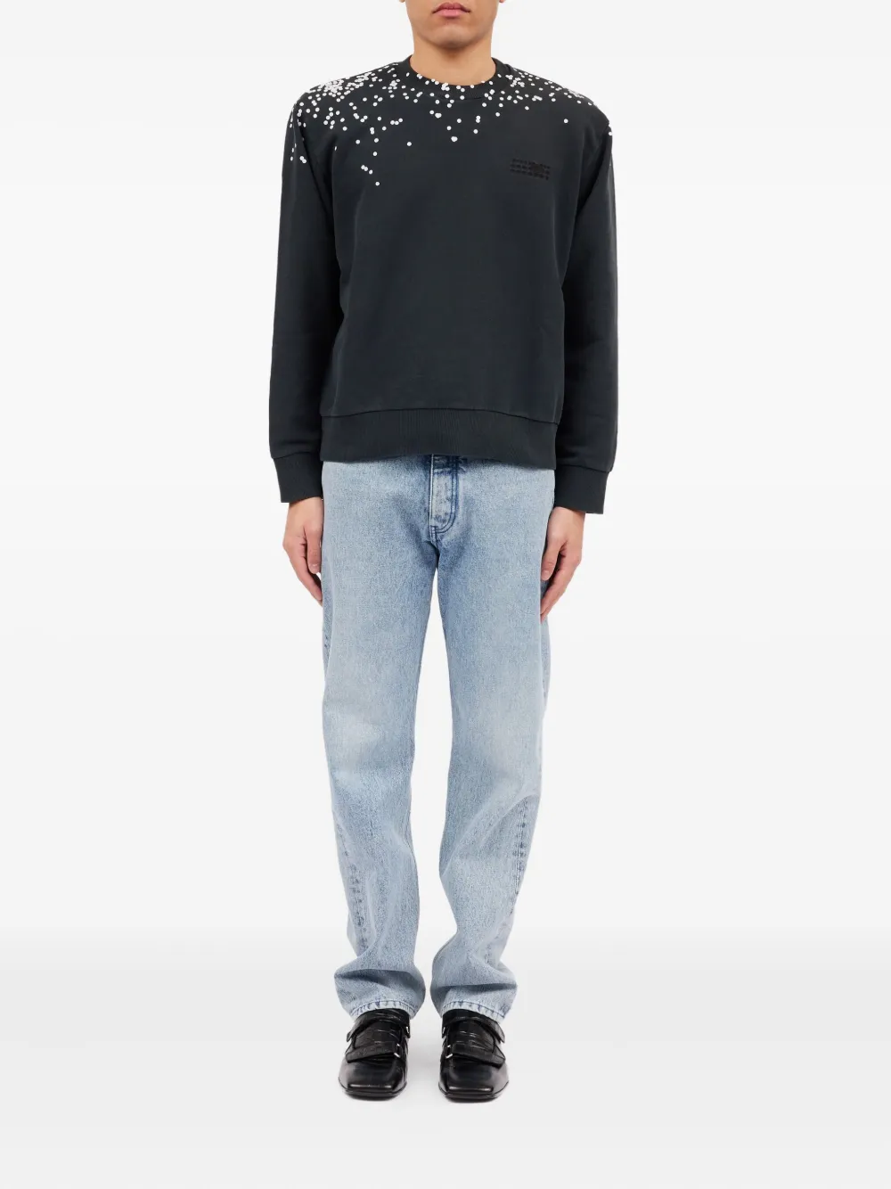MM6 Maison Margiela Katoenen sweater Blauw