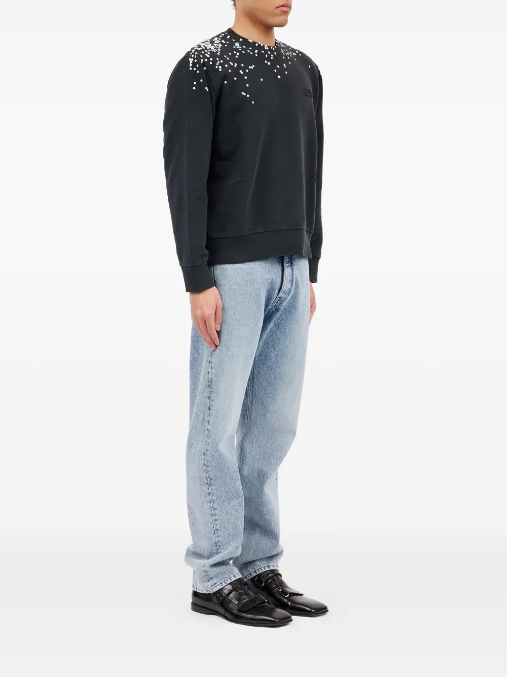 MM6 Maison Margiela Katoenen sweater Blauw