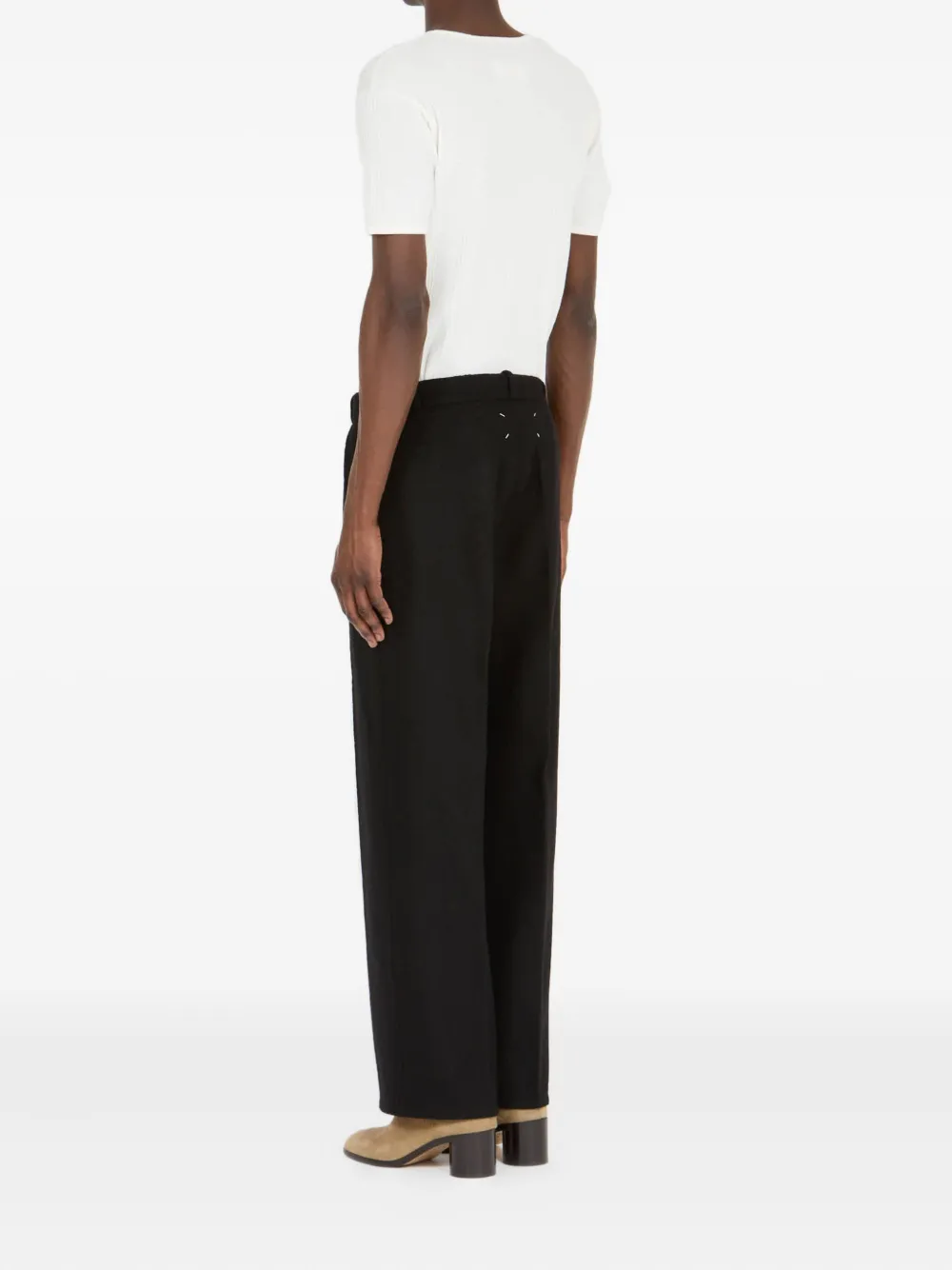 Maison Margiela Plooibroek Zwart