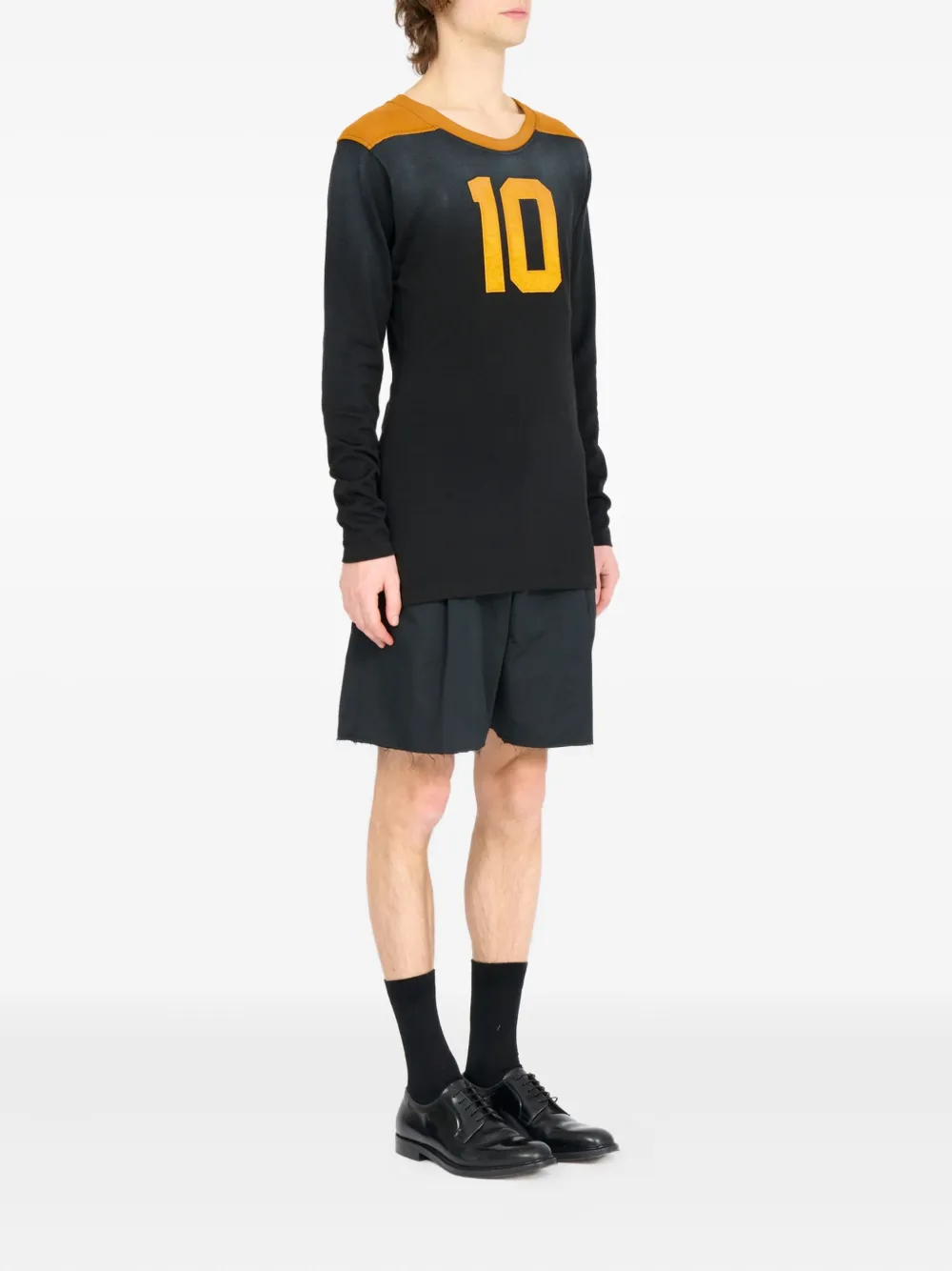 Maison Margiela T-shirt met lange mouwen Zwart
